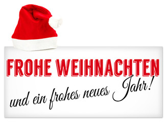 Frohe Weihnachten und ein frohes neues Jahr