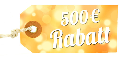 500 Euro Rabatt