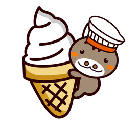 アイスクリームと動物シリーズ