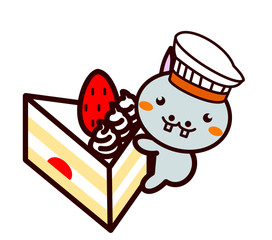 ケーキと動物シリーズ
