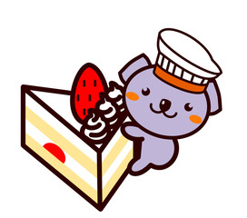 ケーキと動物シリーズ
