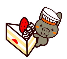 ケーキと動物シリーズ