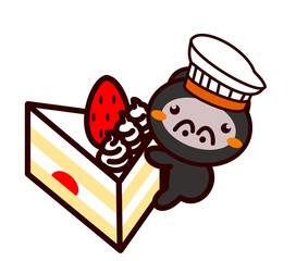 ケーキと動物シリーズ