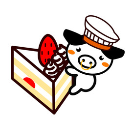 ケーキと動物シリーズ