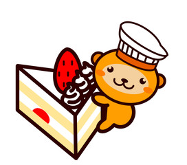 ケーキと動物シリーズ
