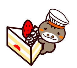 ケーキと動物シリーズ