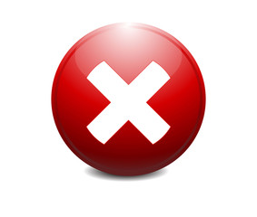 Obraz premium Red cross, red 