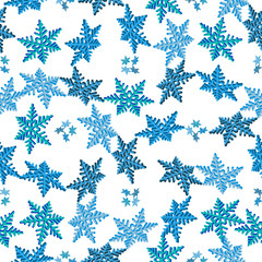 Pattern volumetric snowflakes