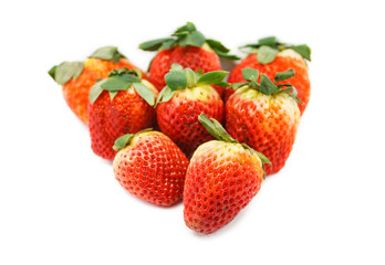 strawberry isolated on white background