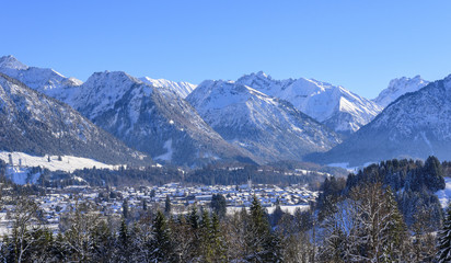 Oberstdorf im Winter