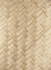 close up woven bamboo pattern