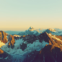 Plakaty  alpejski krajobraz górski