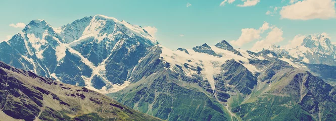 Foto op Canvas alpine mountain landscape © bakharev