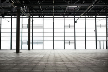 modern empty show room