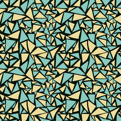 seamless pattern dynamic triangle. 大胆な三角のパターン