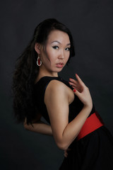 Naklejka premium Portrait of woman