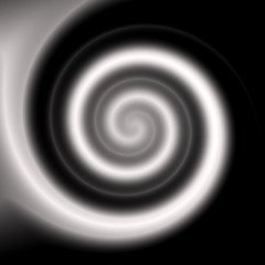 Abstract background of contrast black-and-white spiral swirl