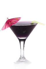 coctail on the white background
