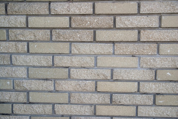 horizontal part of black painted brick wall