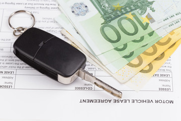 Leasing Kraftfahrzeug Document Vereinbarung