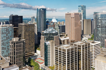 Fototapeta premium Vancouver von oben