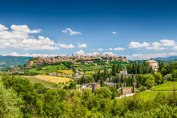 Fototapeta na wymiar Historic town of Orvieto, Umbria, Italy
