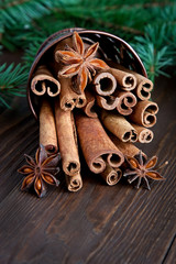 Elegant classic christmas background card for holidays