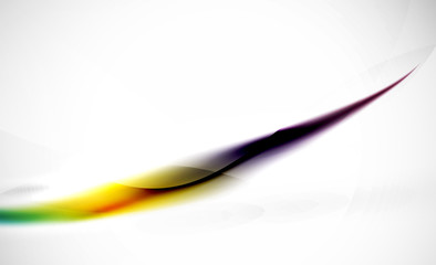 Naklejka premium Wave abstract background. Business hi-tech presentation template or advertising layout