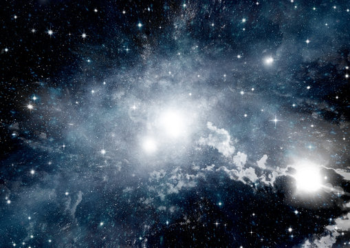 Stars, dust and gas nebula © marusja2