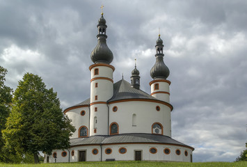 Fototapeta na wymiar Chapel of the Trinity (Dreifaltigkeitskirche Kappl), Waldsassen,