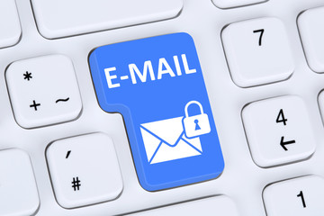 Verschlüsselte sichere E-Mail Email Mail senden im Internet mit