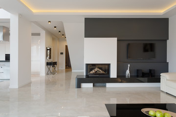 Modern house in minimalistic design