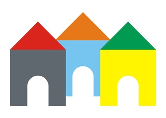 group of houses