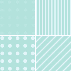 Christmas different vector  patterns.