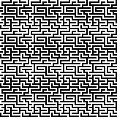The maze, labyrinth pattern