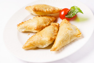 Puff pastry with mushrooms