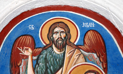 Fototapeta premium Othodox fresco, Macedonian Orthodox Church