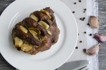 Pork in honey and soy sauce