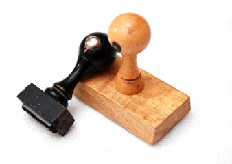 Black and white Rubber stamps in love