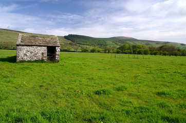 A barn in the Peak District