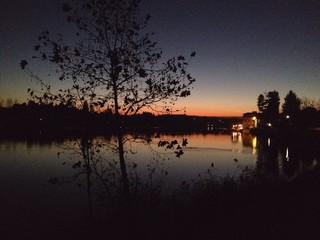 Sunset on the river - Sesto Calende