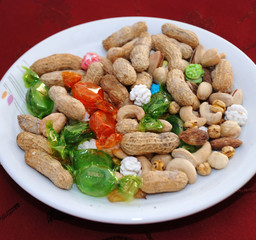 Various nuts