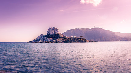 Naklejka na ściany i meble Romantic wedding on greek island