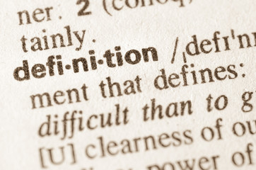 Dictionary definition of word definition