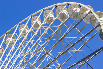 Riesenrad aus der ungewöhnlichen Perspektive