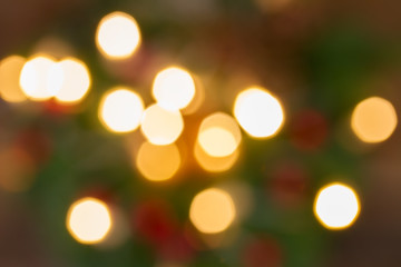 christmas  lights defocused background