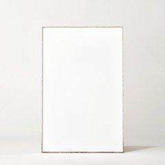 Mock up poster on floor, 3d render