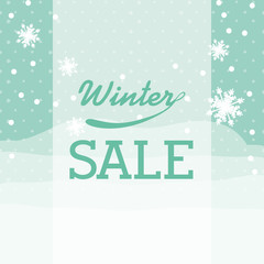 winter sale design 