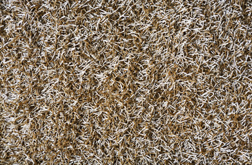 Beige shaggy carpet texture background