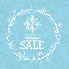 winter sale design 